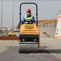 Máquina compactadora de rolos de estrada de 1 tonelada